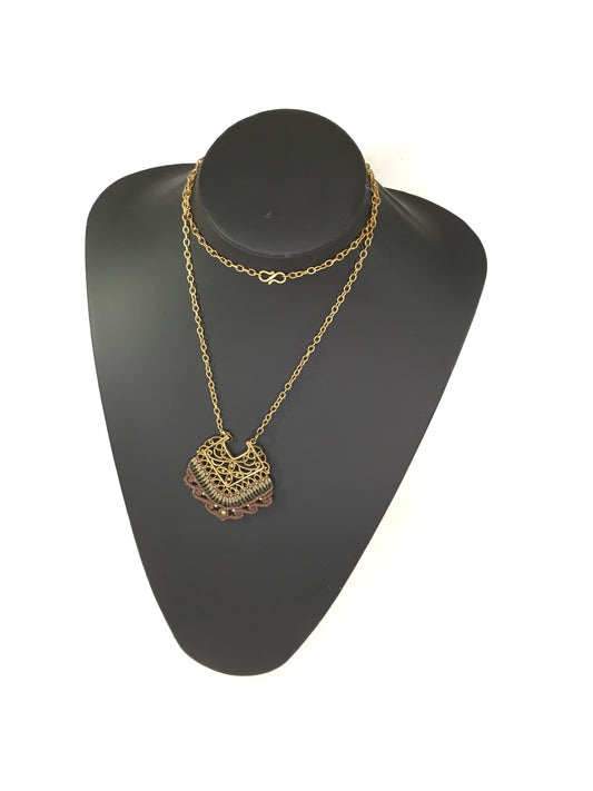 Cosmetic Jewelry  - Large Pendant Necklace
