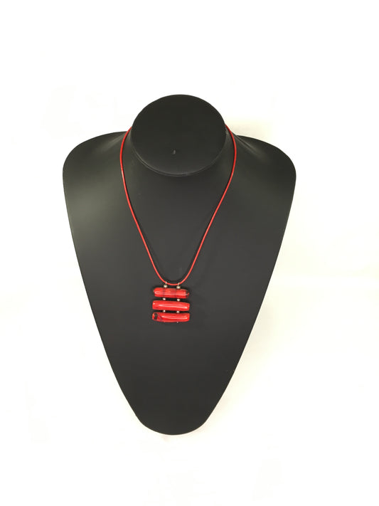 Three-Piece Red Coral Necklace