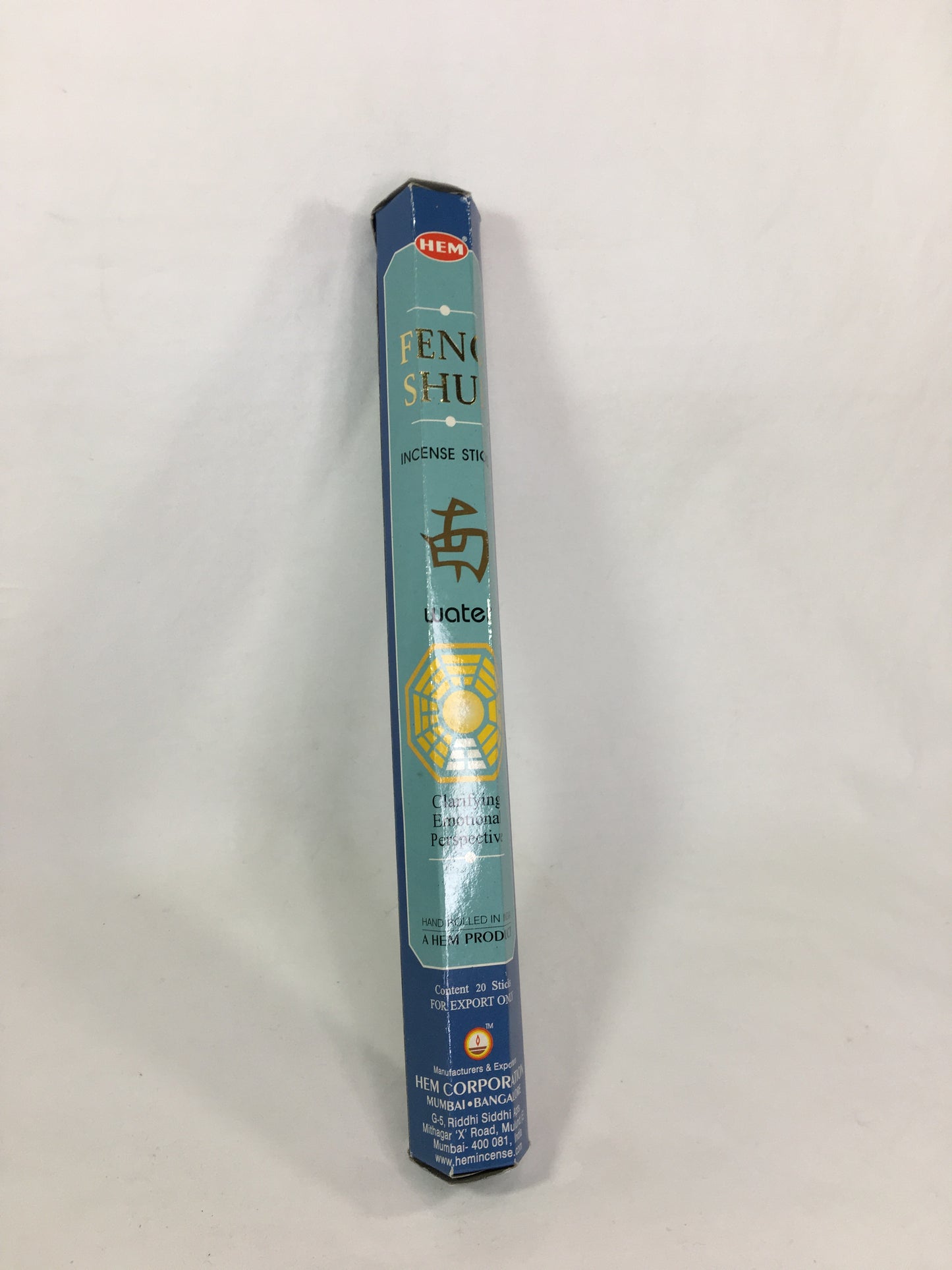 Fengshui Incense - Earth(tierra),  Water(Agua), Fire(fuego) wood(Madera), metal. (pack of 5)