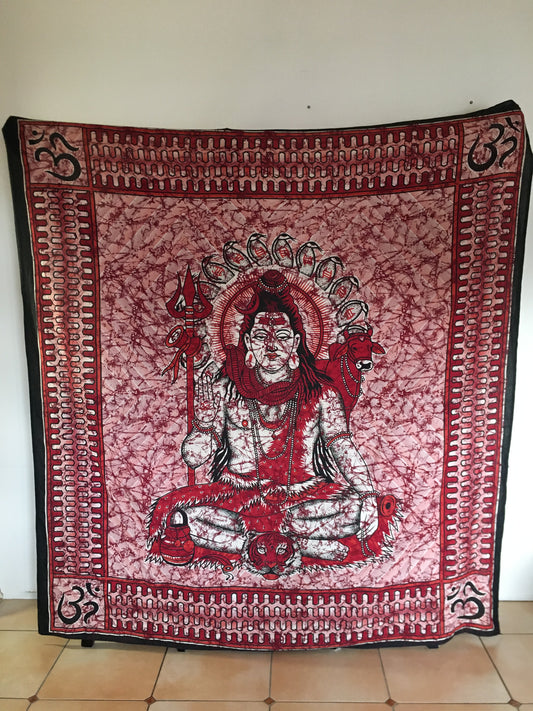 Red Queen Sheva  OM tapestry Large