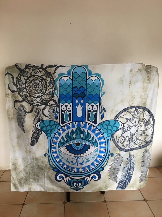 Third eye, Mandala and Dreamcatcher Tapestry Small