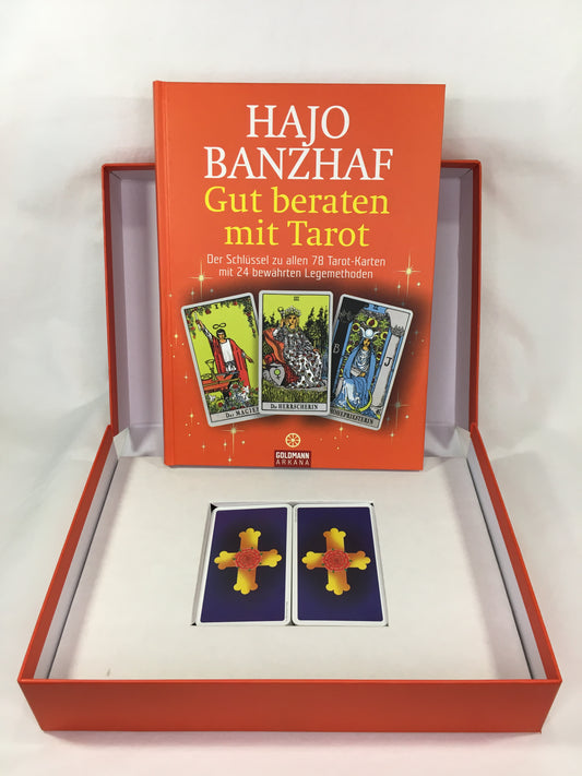 Hajo Benzhaf Gut beraten mit  tarot, 78 cards in pack  (large cards) book included