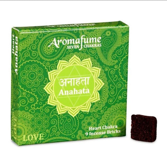 Aromafume 7 Chakra- Anahata- Incense Brick