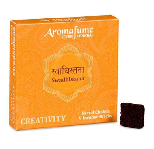 Aromafume 7 Chakra- Swadhistana- Incense Brick