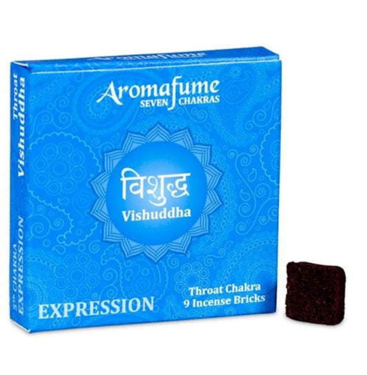 Aromafume 7 Chakra- Vishuddha- Incense Brick