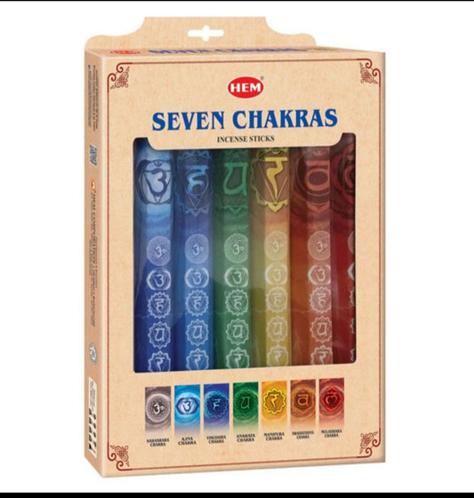 Hem 7 Chakra Incense Gift Pack