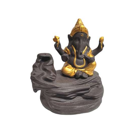 Ganesha Ceramic Backflow Burner