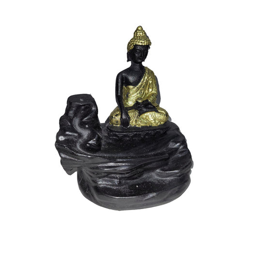 Black and Gold Indian Buddha Backflow