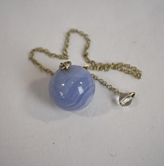 Blue Laced Agate Pendulums