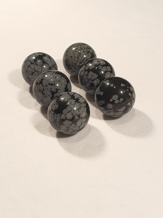 Snowflake Obsidian balls