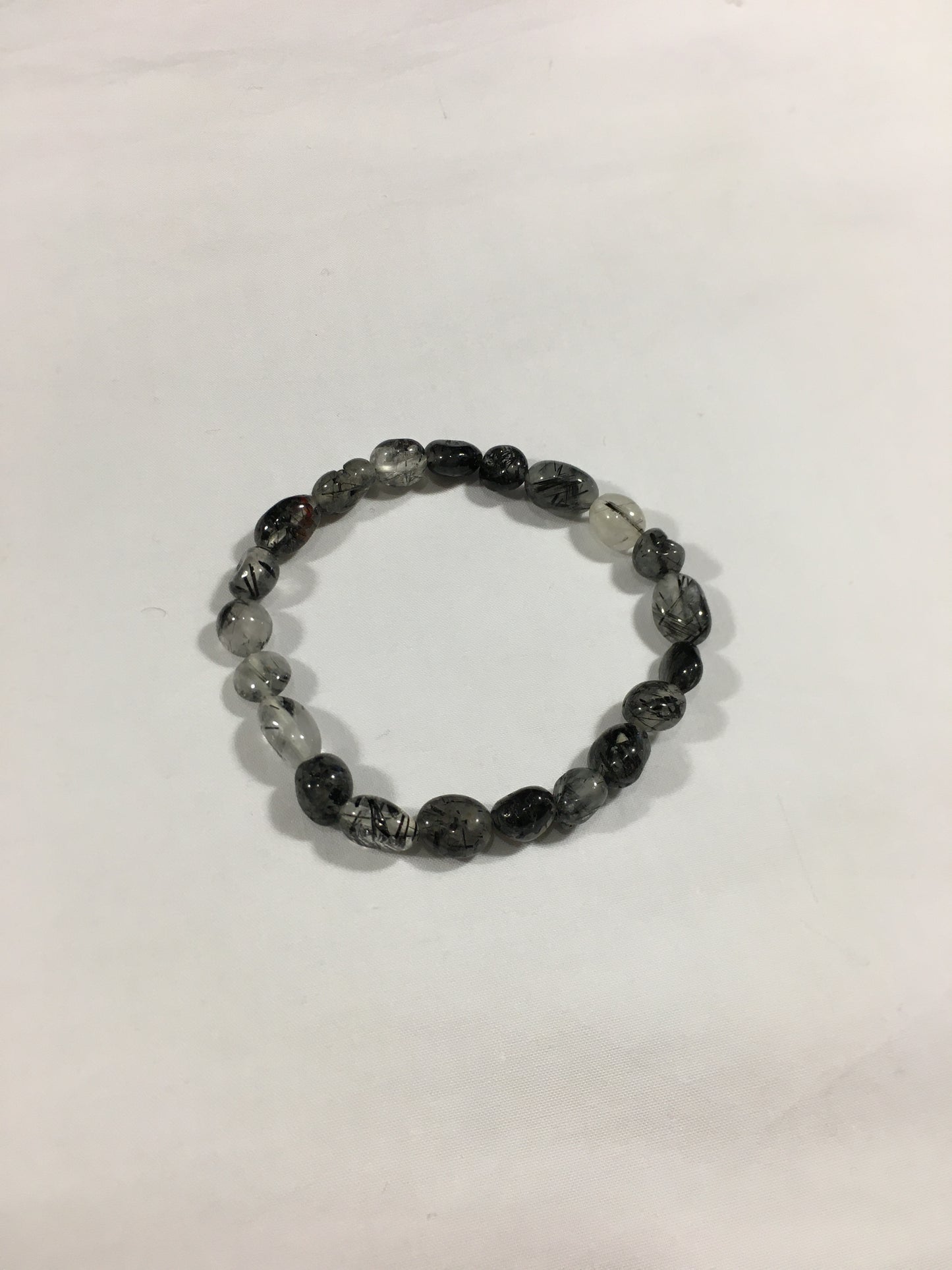 Crystal Bracelet - Black Rutilated Quartz bracelet